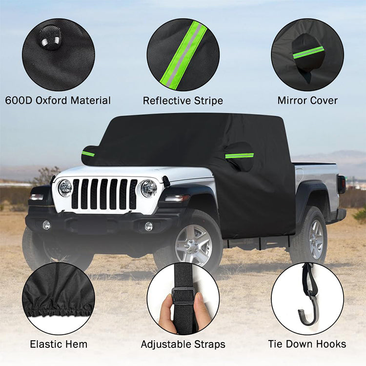 Waterproof Dustproof UV Resistant Scratchproof All Weather Full Door Car Cab Cover