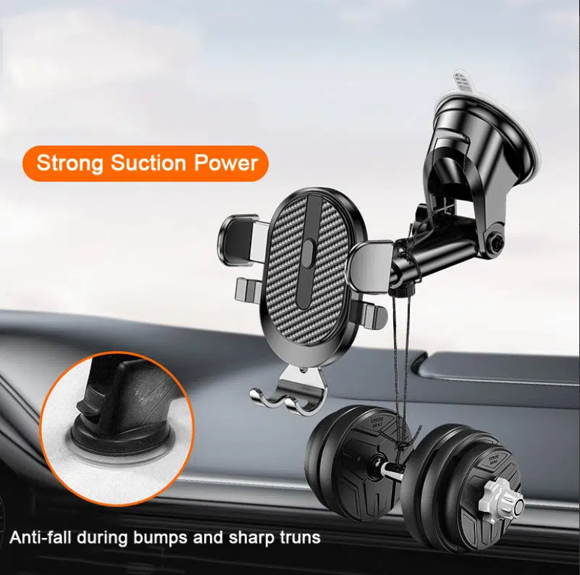 Dashboard Windshield Cell Phone Holder - Washable Strong Suction Cup Phone Mount for Car, Custom fit for Car