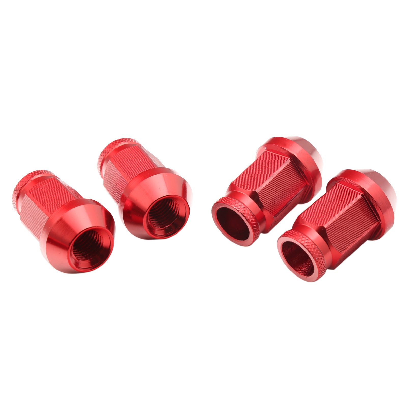 20pcs Racing Aluminium Alloy Car Wheel Lug Nuts - Ultra-Lightweight, High Strength, M12X1.5 and M12X1.25