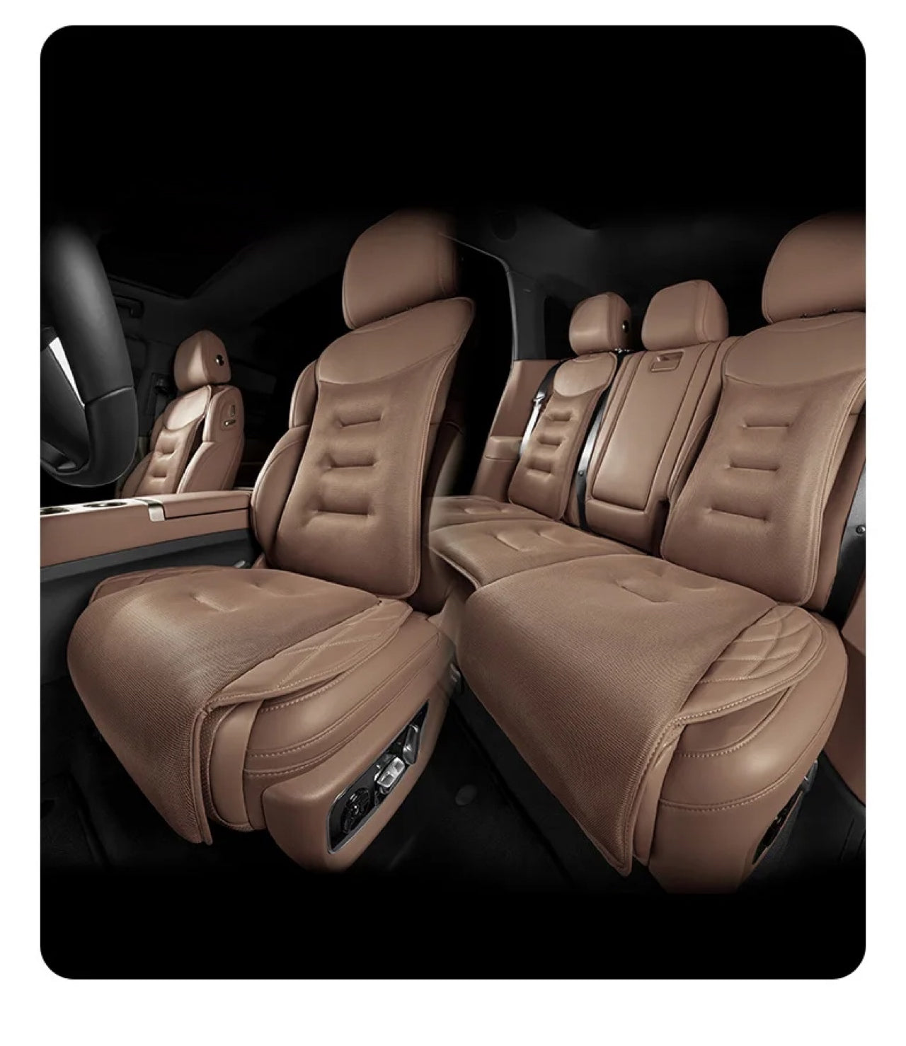 Summer Ice Silk Car Seat Cushion Breathable, Cool, Gel Comfort, Universal Single-Piece Seat Cover