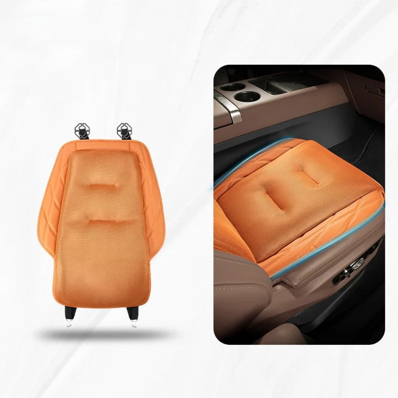 Summer Ice Silk Car Seat Cushion Breathable, Cool, Gel Comfort, Universal Single-Piece Seat Cover