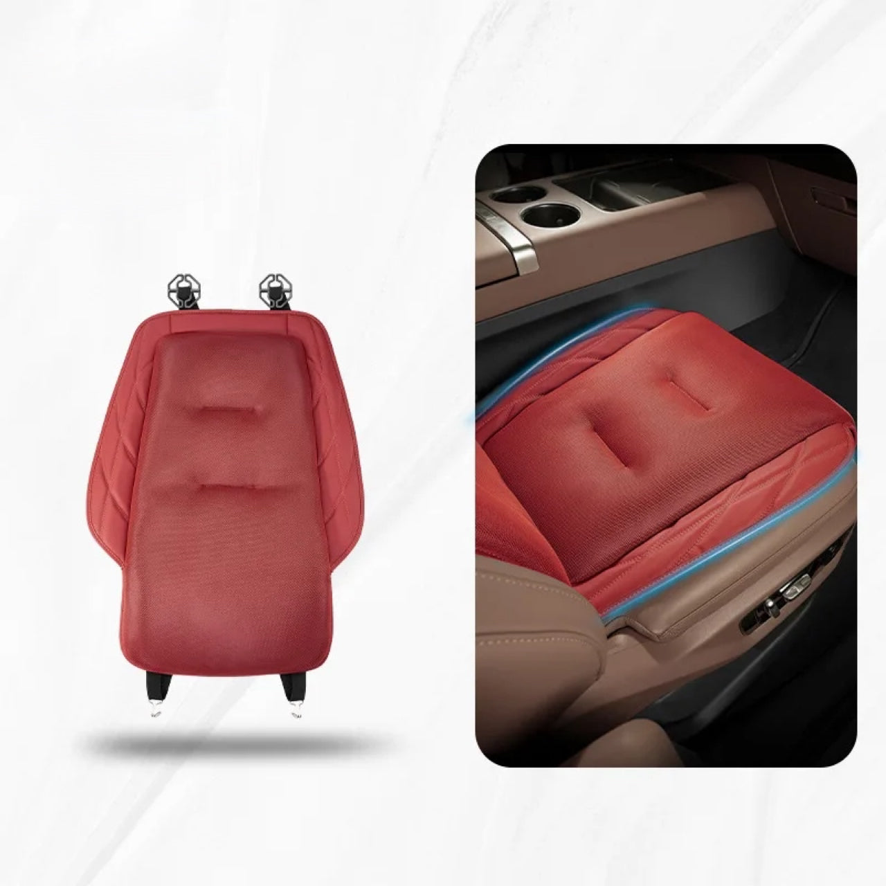 Summer Ice Silk Car Seat Cushion Breathable, Cool, Gel Comfort, Universal Single-Piece Seat Cover