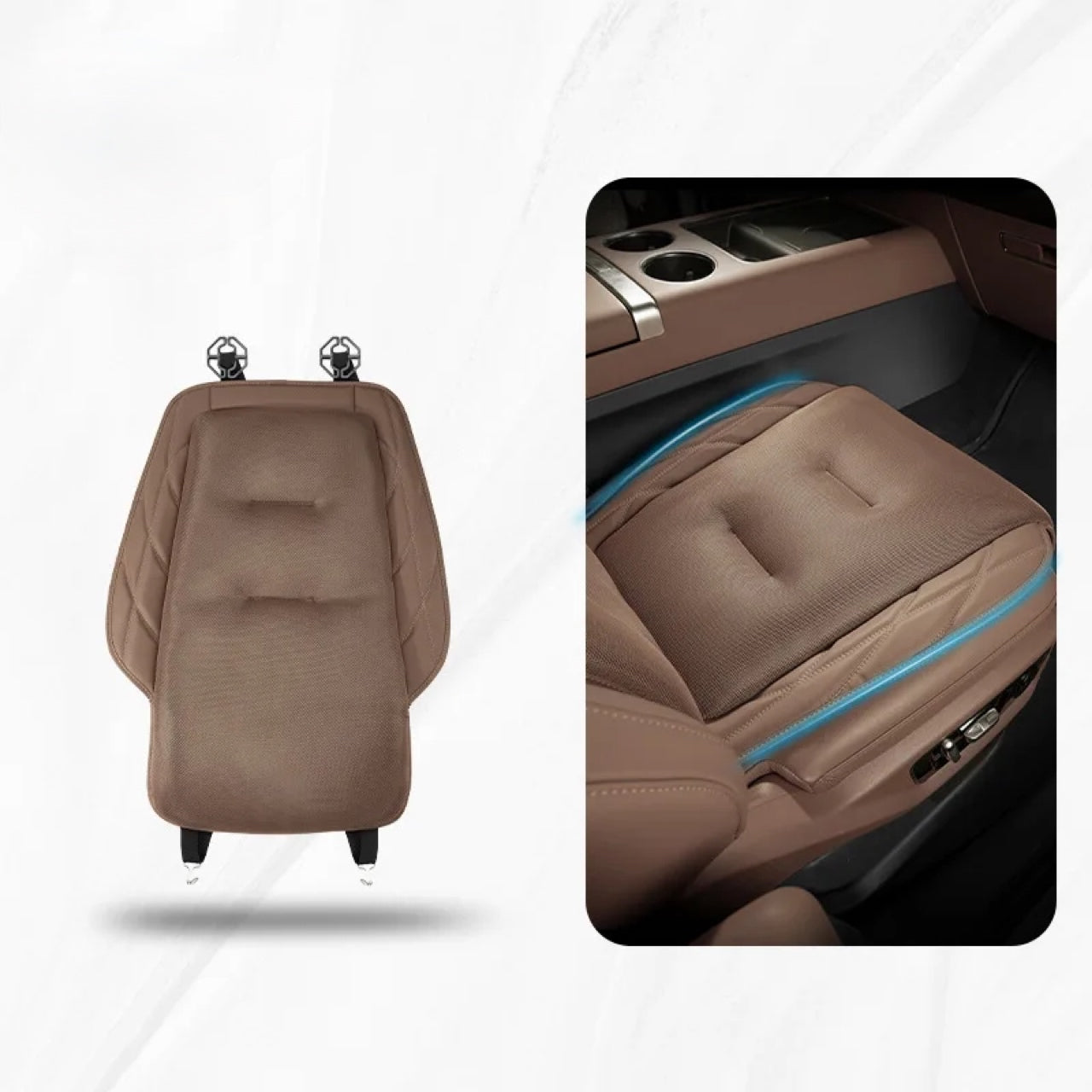 Summer Ice Silk Car Seat Cushion Breathable, Cool, Gel Comfort, Universal Single-Piece Seat Cover