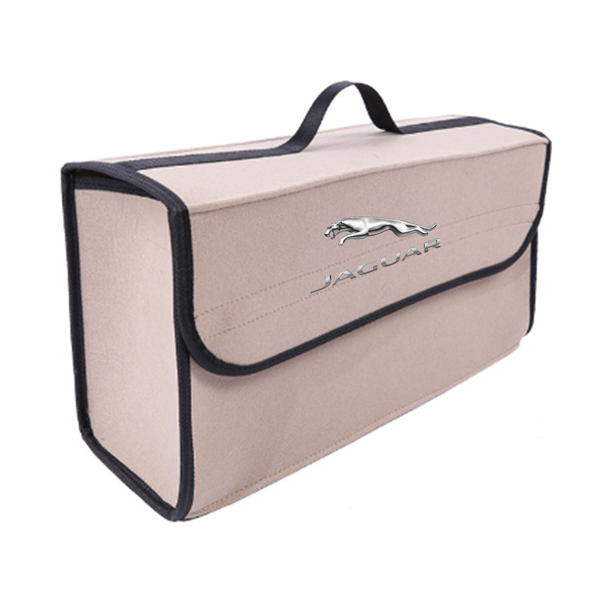 Soft Felt Car Bag Organizer Folding Car Storage Box Non Slip Fireproof Car Trunk Organizer, Custom For Your Cars, Car Accessories JG12990 - Delicate Leather