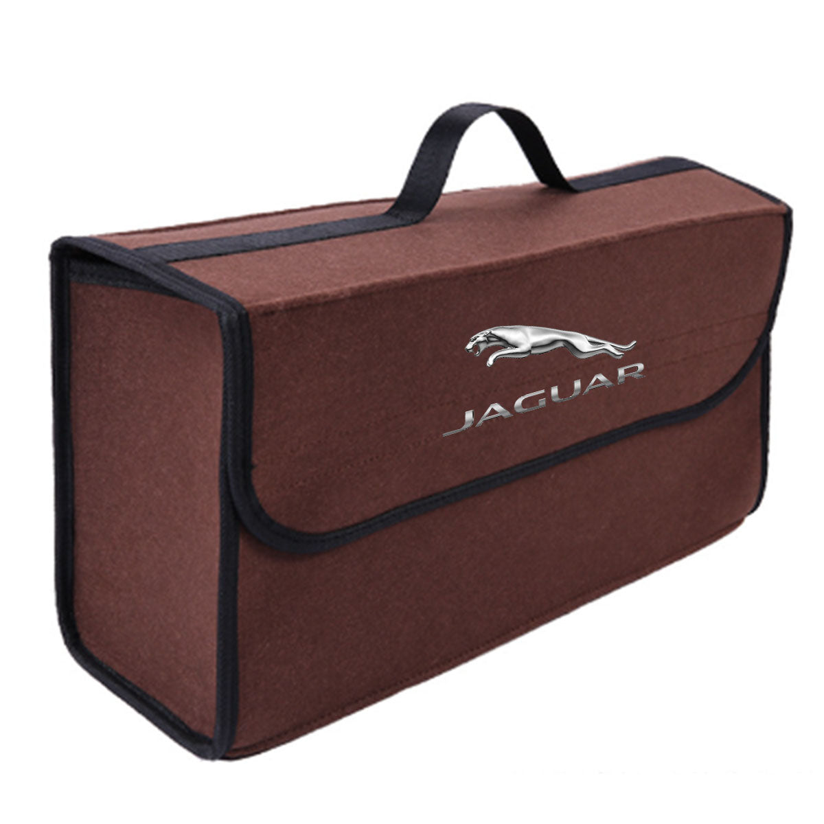 Soft Felt Car Bag Organizer Folding Car Storage Box Non Slip Fireproof Car Trunk Organizer, Custom For Your Cars, Car Accessories JG12990 - Delicate Leather