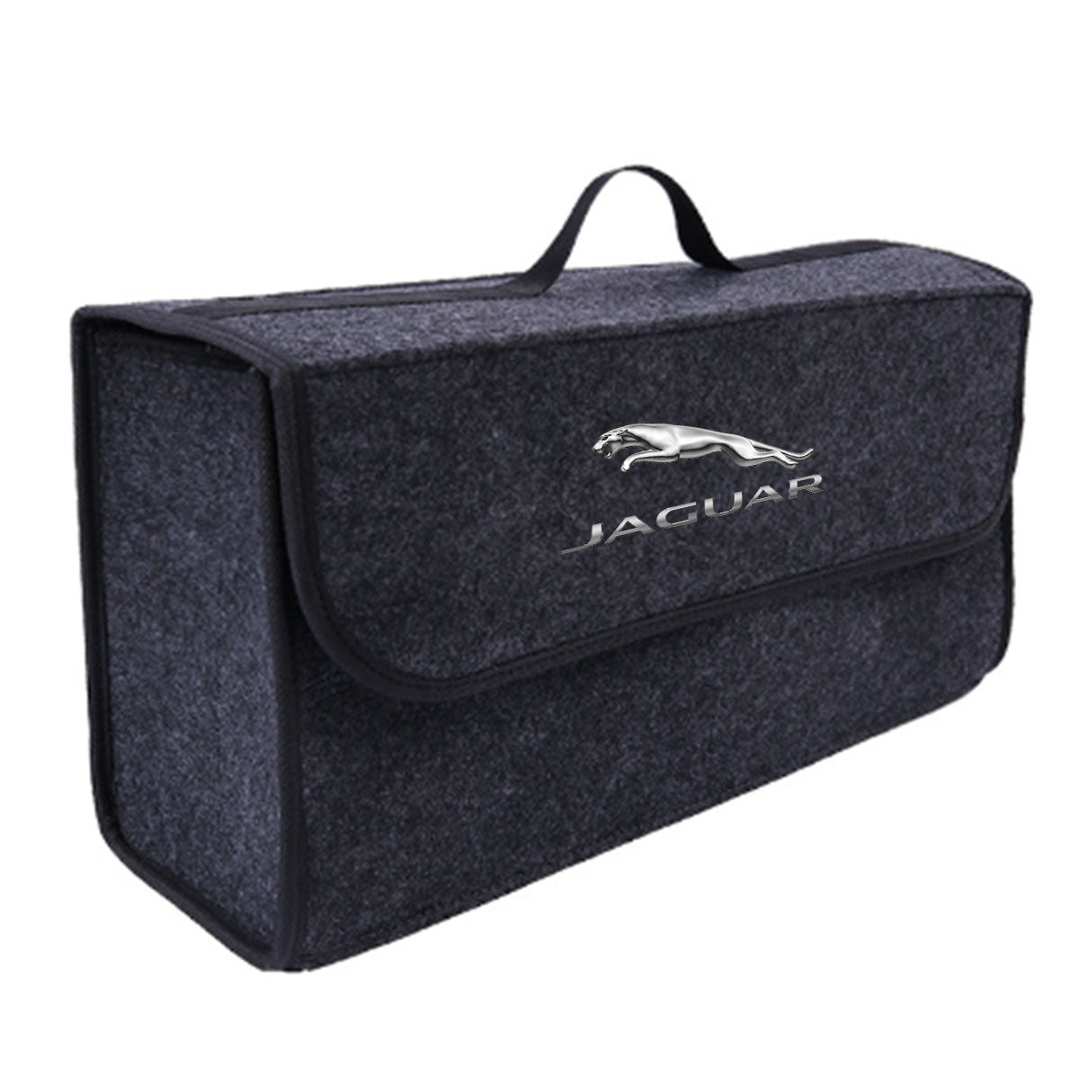 Soft Felt Car Bag Organizer Folding Car Storage Box Non Slip Fireproof Car Trunk Organizer, Custom For Your Cars, Car Accessories JG12990 - Delicate Leather