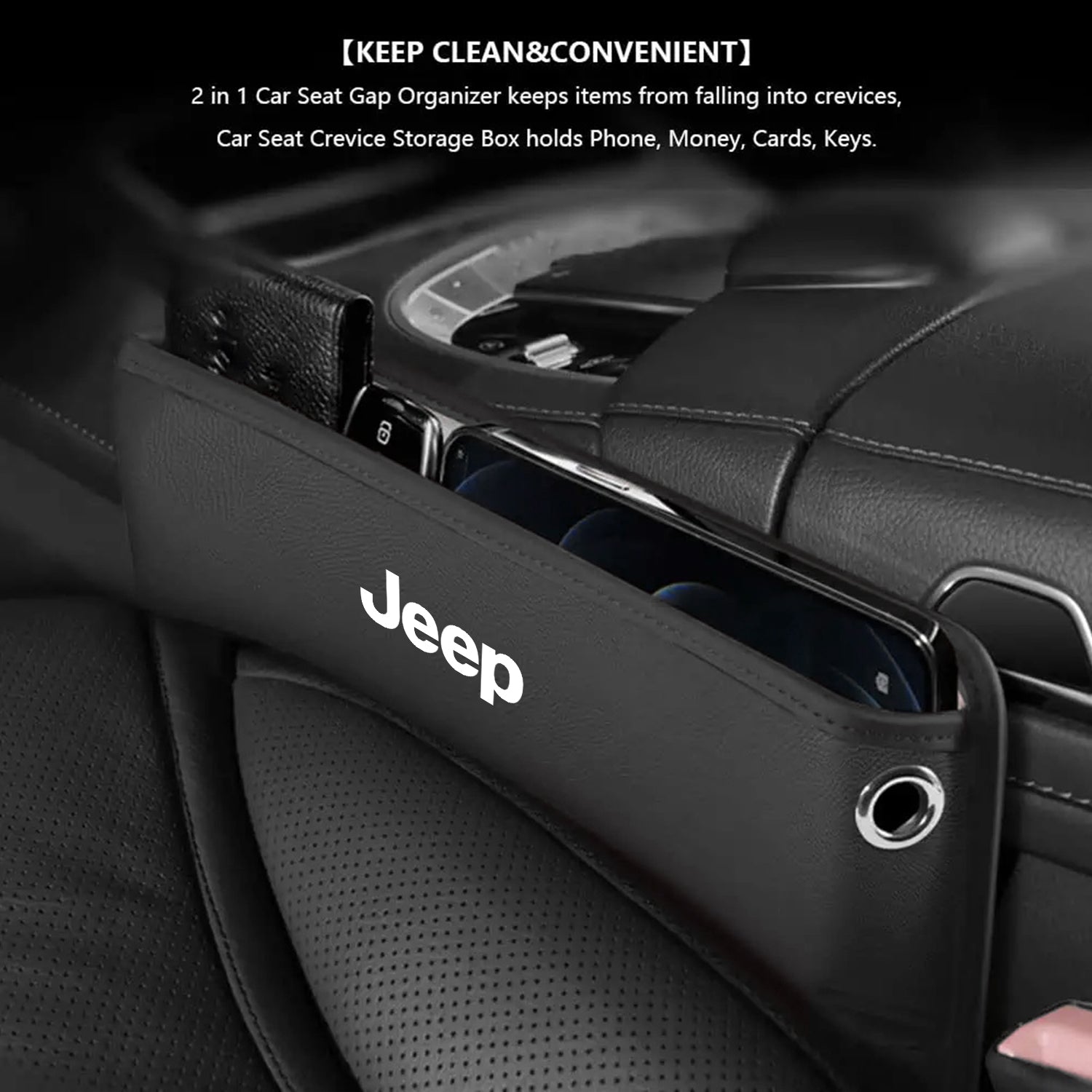 Jeep wrangler outlet seat gap filler