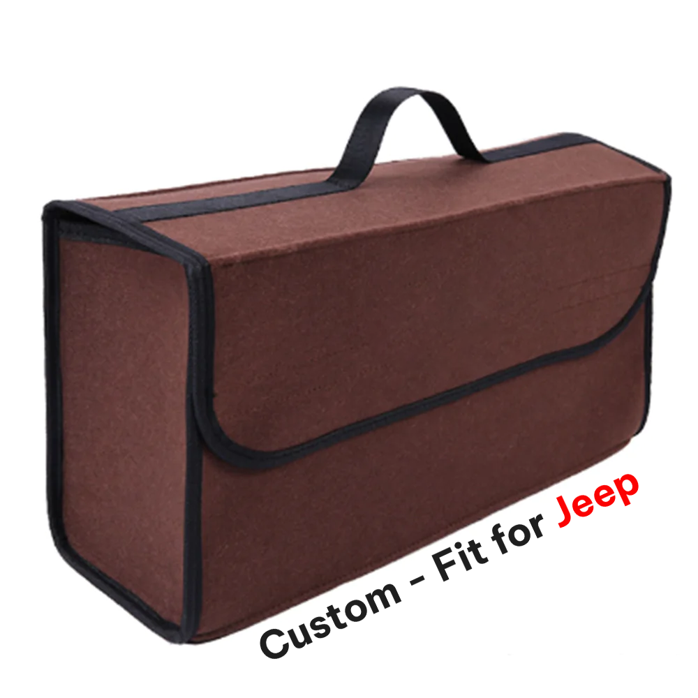 Soft Felt Car Bag Organizer, Custom-Fit For Car, Folding Car Storage Box Non Slip Fireproof Car Trunk Organizer DLJE236