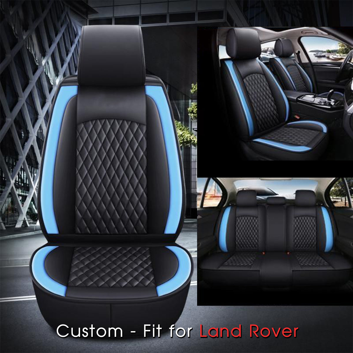 2 Car Seat Covers Full Set, Custom-Fit For Car, Waterproof Leather Front Rear Seat Automotive Protection Cushions, Car Accessories DLLR211