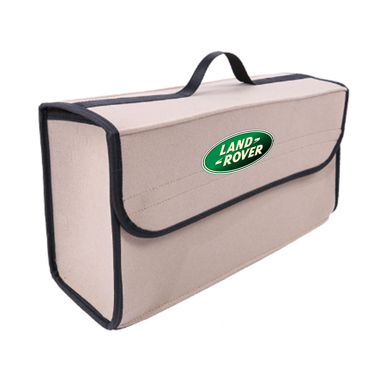 Soft Felt Car Bag Organizer Folding Car Storage Box Non Slip Fireproof Car Trunk Organizer, Custom For Your Cars, Car Accessories LR12990 - Delicate Leather