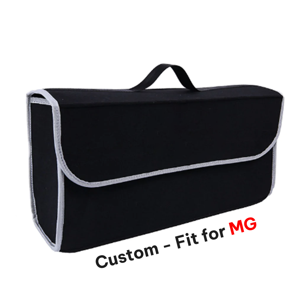 Soft Felt Car Bag Organizer, Custom-Fit For Car, Folding Car Storage Box Non Slip Fireproof Car Trunk Organizer DLMC236