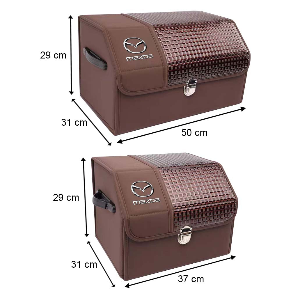 Organizer for Trunk Box Storage, Car Accessories Interior Vehicle Supplies Accessories for the Car - TBS - Delicate Leather