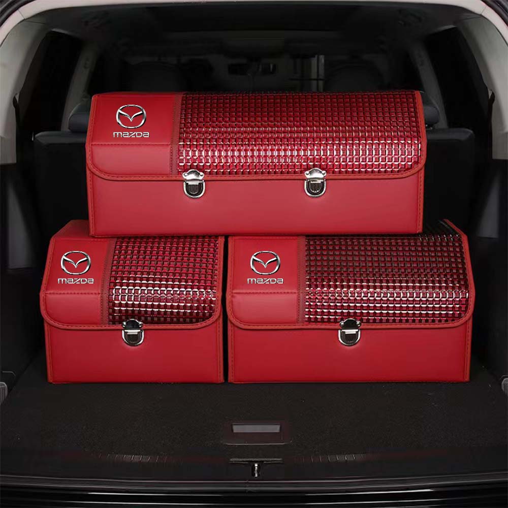 Mazda Organizer For Car Trunk Box Storage, Car Accessories