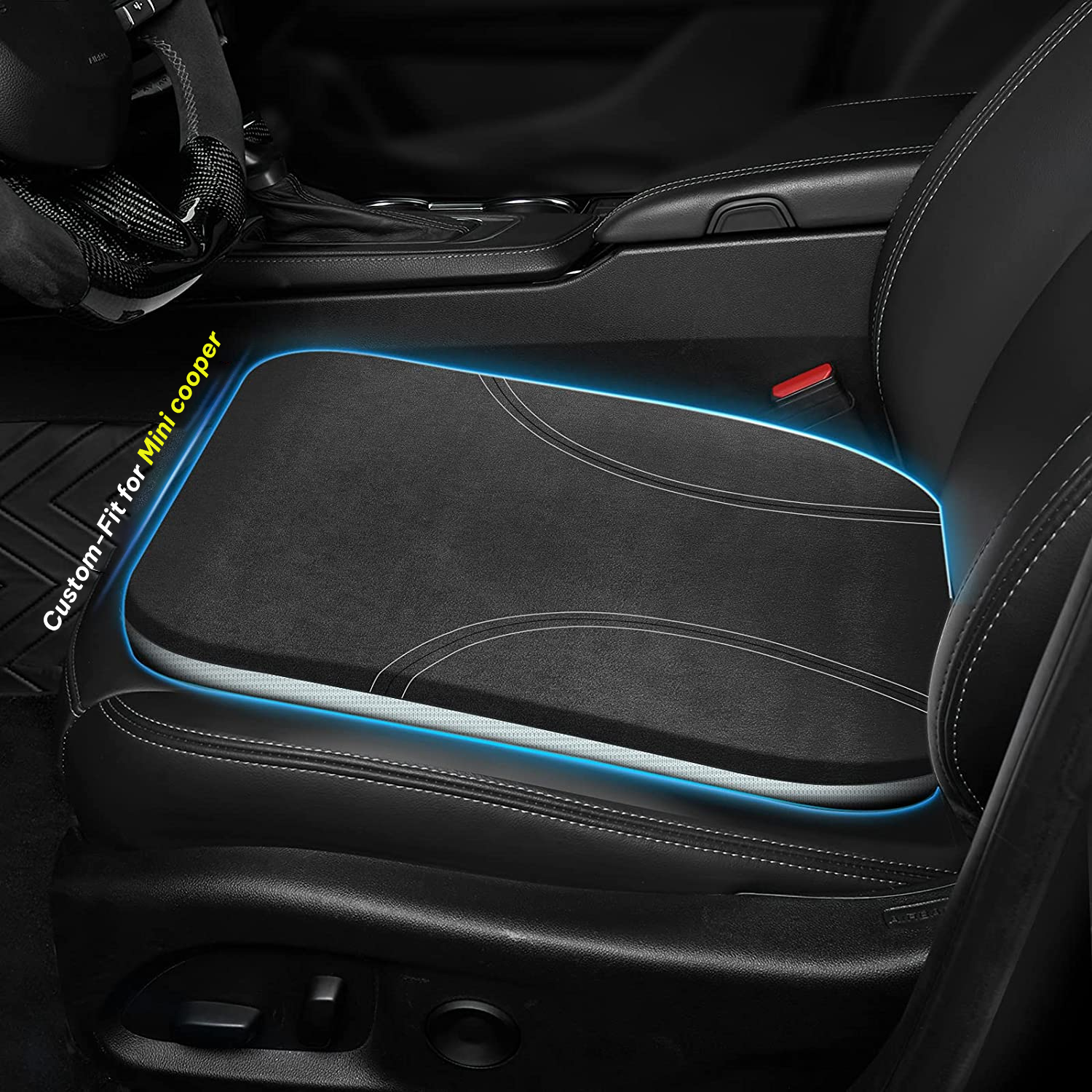 Car Seat Cushion, Custom Fit For Car, Car Memory Foam Seat Cushion, Heightening Seat Cushion, Seat Cushion for Car and Office Chair DLMT224