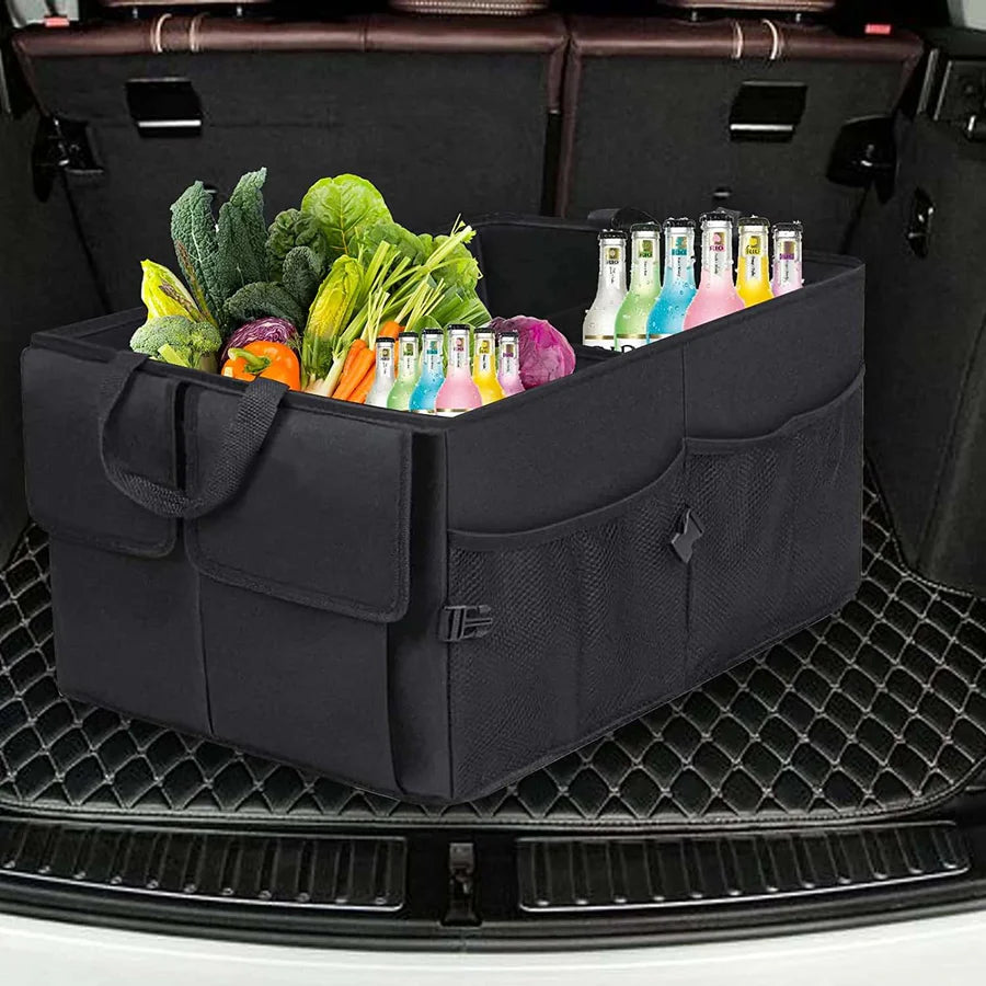 Car Trunk Organizer, Custom-Fit For Car, Foldable Car Trunk Storage Box, Storage Bag, Waterproof, Dust-proof, Stain-Resistant, Car Accessories DLHY229