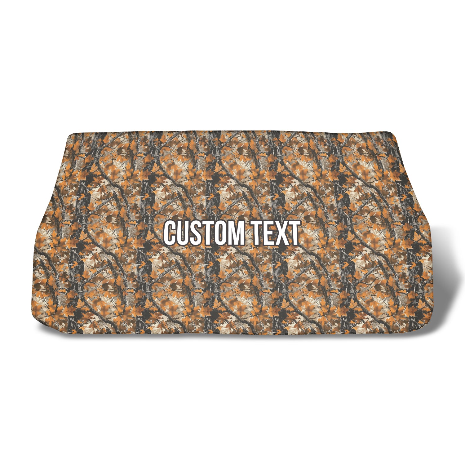 Personalized Custom Camo Car Windshield Sunshade, Orange Camouflage, Fit with all car, UV Rays and Heat Sun Visor Protector Foldable Sun Shade Umbrella, Camo 13