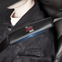 The Cool Dad Car Seat Belt Covers (2PCS), Custom For Your Cars, Microfiber Leather Seat Belt Shoulder Pads for More Comfortable Driving, Father's Day Gift, Car Accessories