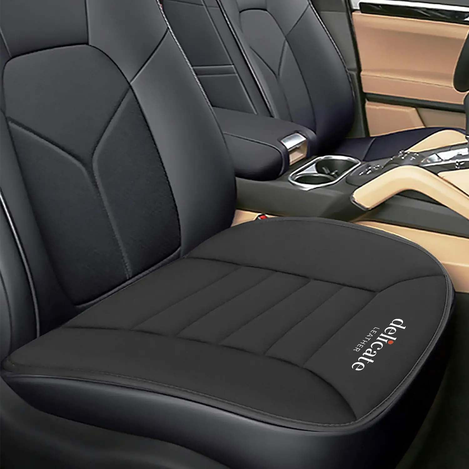 Delicate Leather Car Seat Cushion: Enhance Comfort and Support for Your Drive