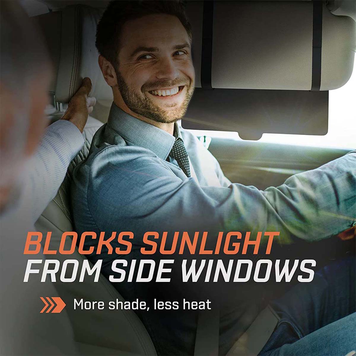 Polarized Sun Visor Sunshade Extender for Car with Polycarbonate Lens