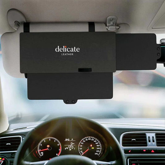 Mercedes-Benz Polarized Sun Visor Extender UV & Anti-Glare - Delicate Leather