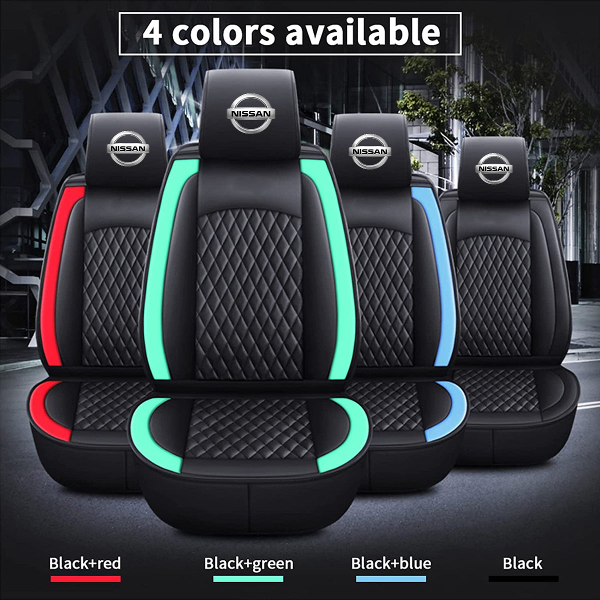 2 Car Seat Covers Full Set, Custom For Your Cars, Waterproof Leather Front Rear Seat Automotive Protection Cushions, Car Accessories