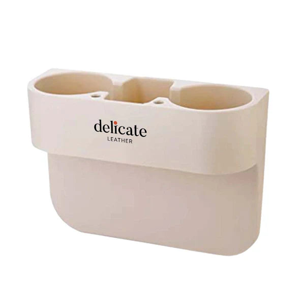 Cup Holder Portable Multifunction Vehicle Seat Cup Cell Phone Drinks Holder Box Car Interior Organizer, Custom For Your Cars, Car Accessories KO11995 - Delicate Leather  
