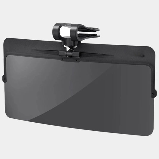 Universal Car SUVs Trucks Adjustable Polarized Sunshade Plate Car Sun Visor: Anti-Dazzle, Anti-UV, Rotatable for Clear Vision - Delicate Leather