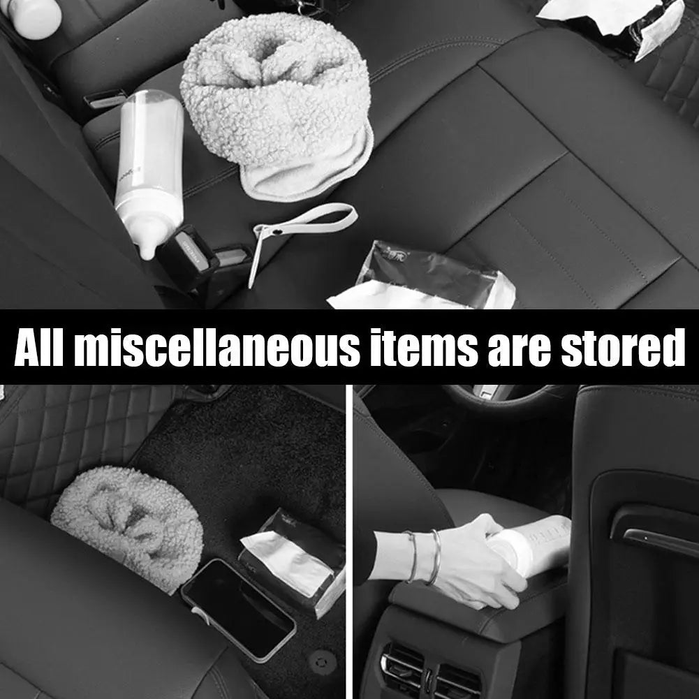 Multifunctional Car Back Seat Storage Box - Under Seat Decoration and Tissue Holder, Custom Fit For Your Cars, Car Accessories