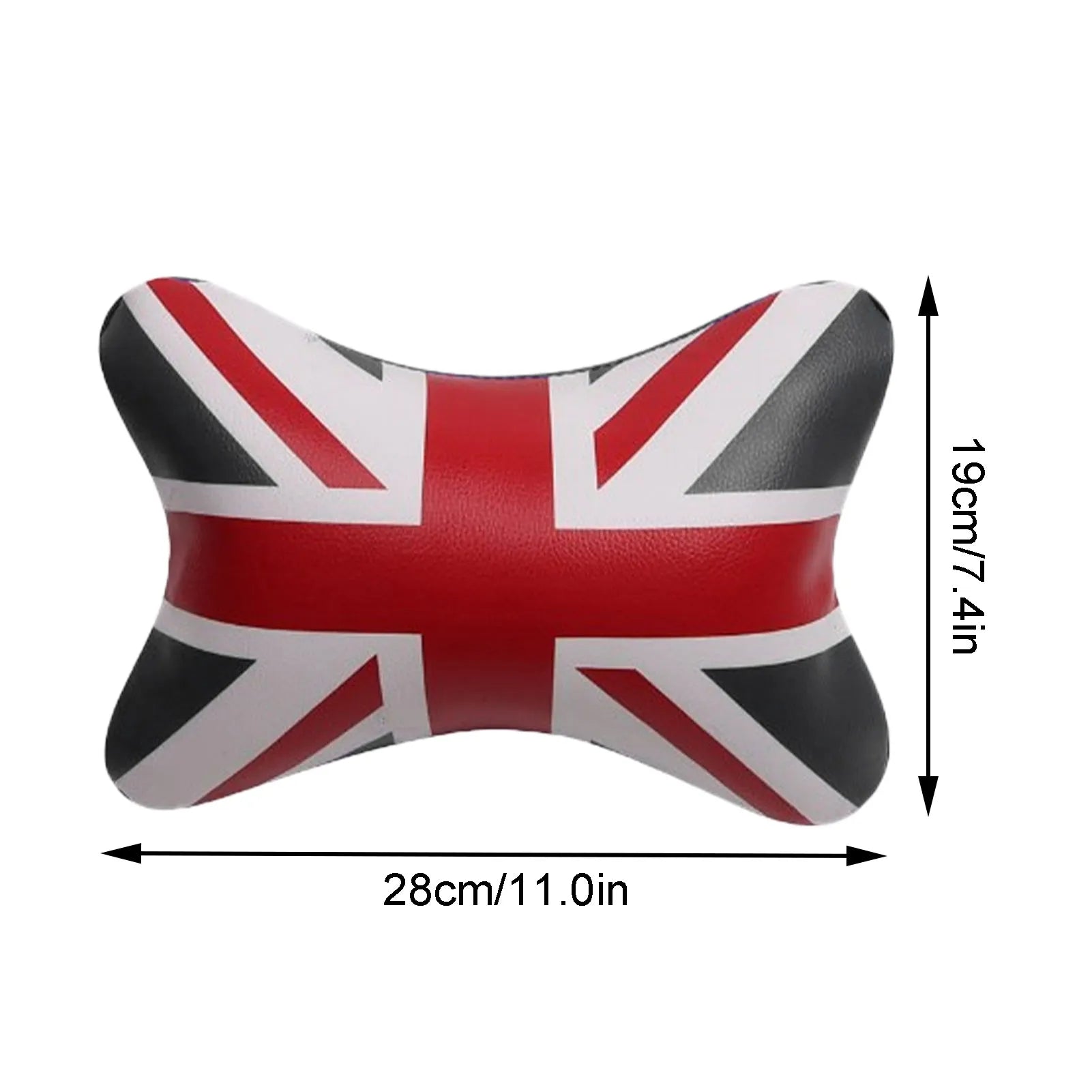 Car Neck Pillow UK Flag - Car Seats Headrest Cushion Cervical Pillows Neck Support for 2024 Queen's 70th Jubilee