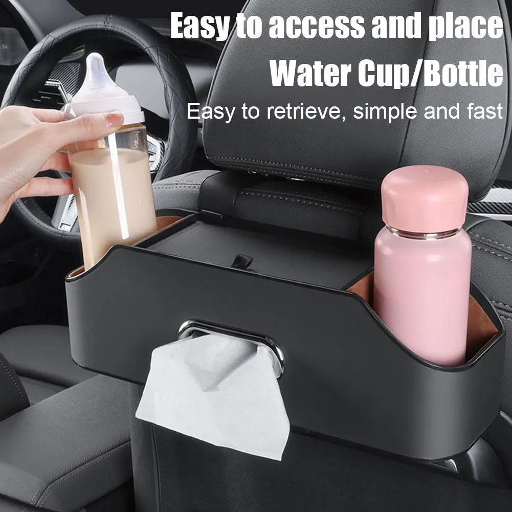 Multifunctional Car Back Seat Storage Box - Under Seat Decoration and Tissue Holder, Custom Fit For Your Cars, Car Accessories