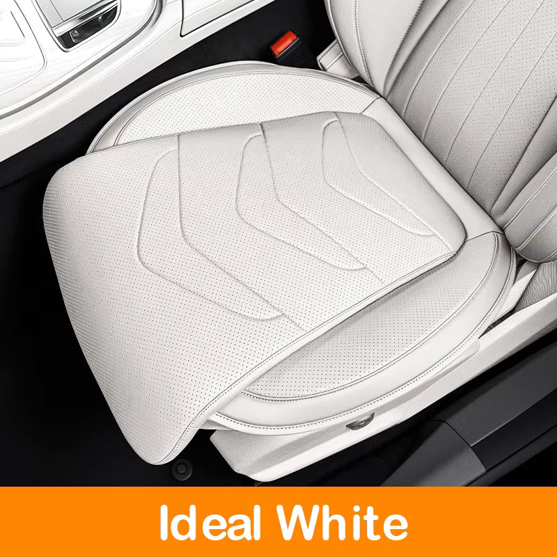 Nappa Leather Car Seat Cushion – Breathable Luxury Seat Pad for All-Season Comfort - Delicate Leather  