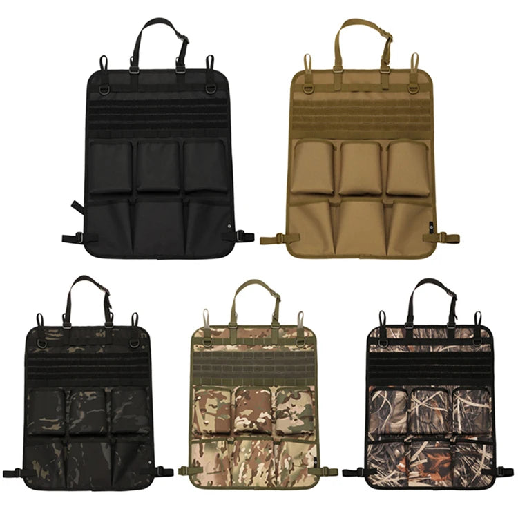 Car Organizer Seat Back Storage Bag - Multifunctional Camo Hanging Bag, Custom Fit For Your Cars, Car Accessories