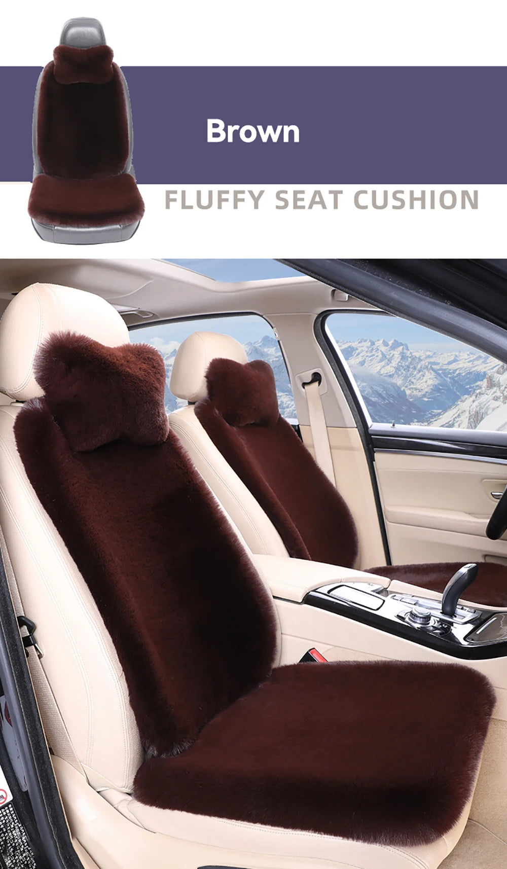 Delicate Leather Car Seat Cushion: Enhance Comfort and Support for Your Drive