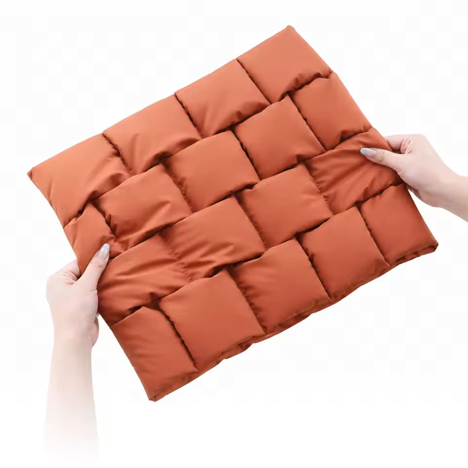 Nappa Leather Car Seat Cushion – Memory Foam Filled Breathable Waterproof Seat Pad - Delicate Leather  