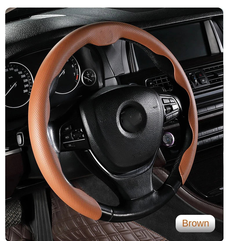 Car Steering Wheel Cover - NAPPA Leather Booster Cover for Car Interior Accessories