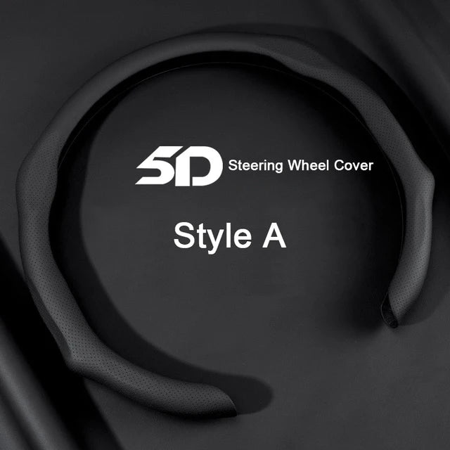 5D Universal Car Steering Wheel Cover - Non-slip Car Styling for Car Accessories