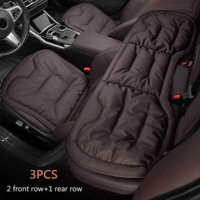 Car Seat Cushion for Driving - Breathable Non-Slip Bottom Comfort Car Seat Protector - Red