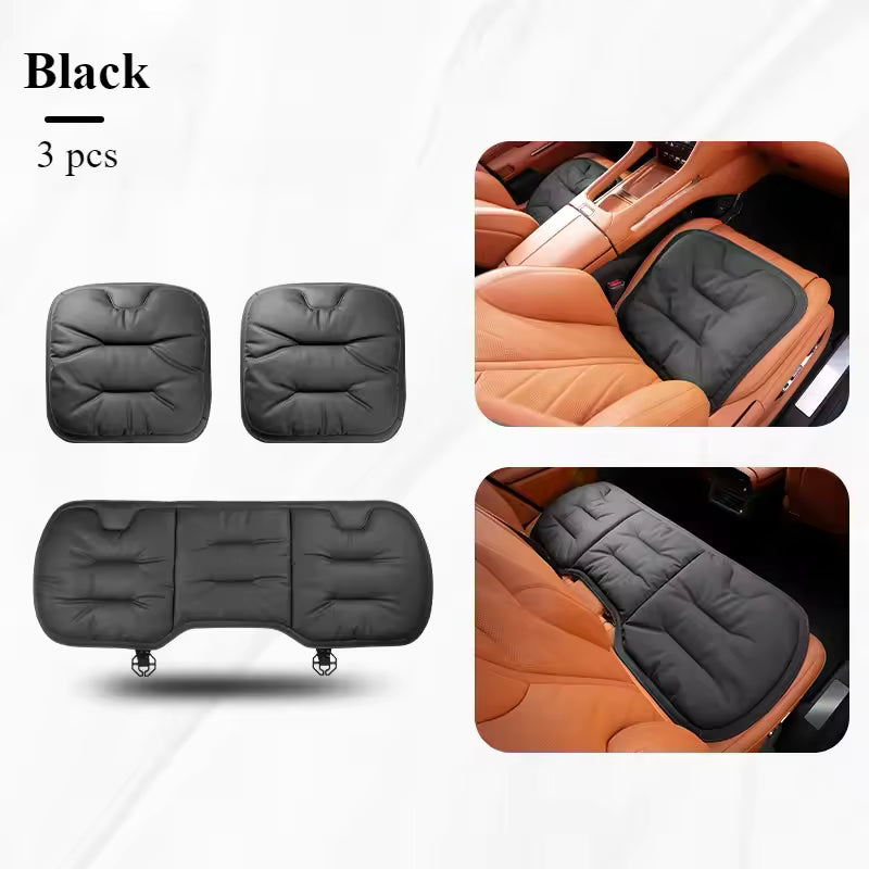 Luxury Nappa Leather Car Mats for Honda – Universal Fit, Non-Slip Floor Liner Set - Delicate Leather  