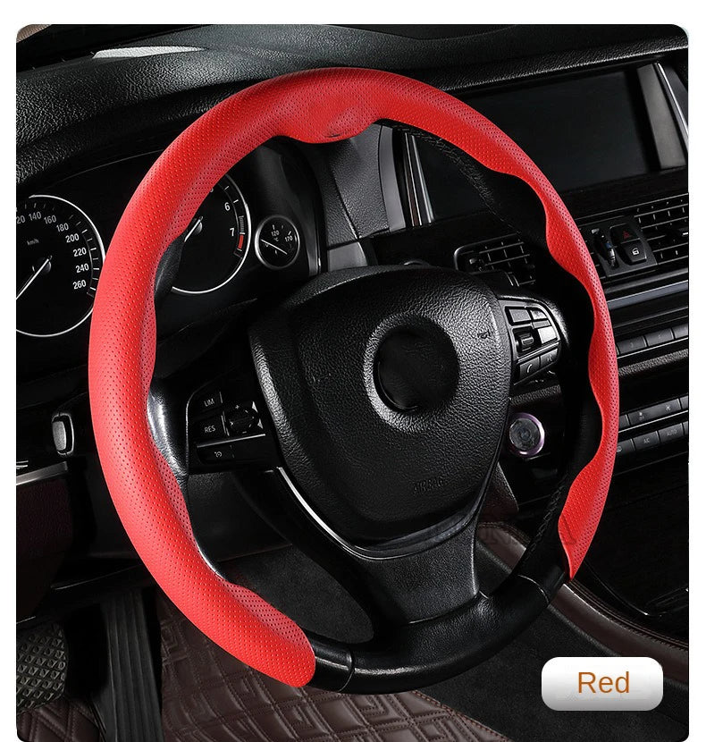 Car Steering Wheel Cover - NAPPA Leather Booster Cover for Car Interior Accessories