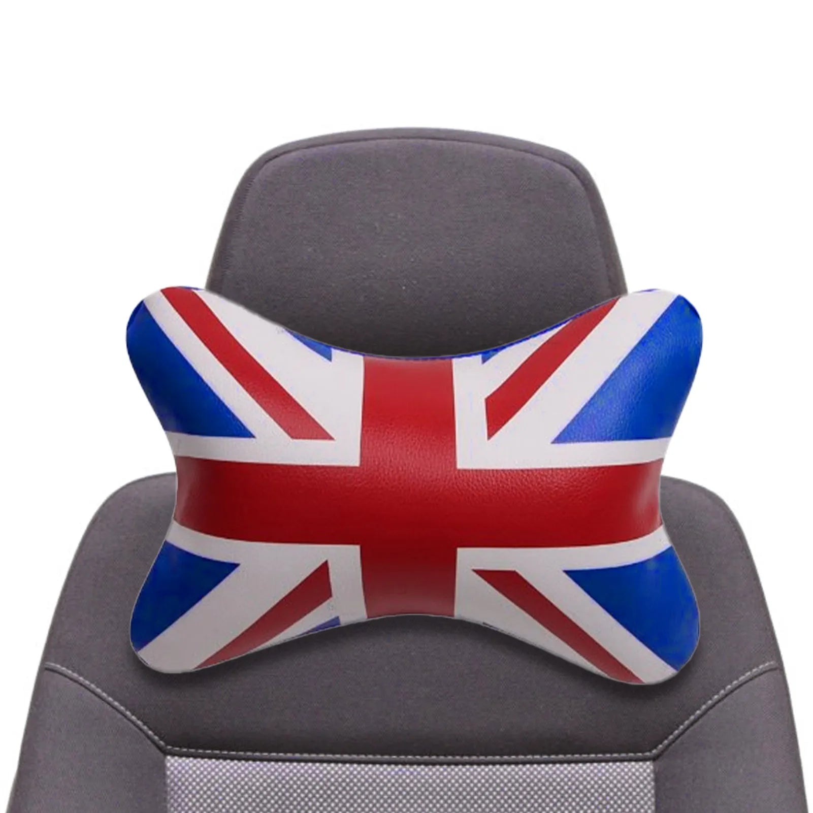 Car Neck Pillow UK Flag - Car Seats Headrest Cushion Cervical Pillows Neck Support for 2024 Queen's 70th Jubilee