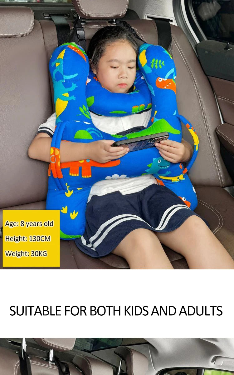 Cute Animal Pattern Kid Neck Head Support U-Shape Children Travel Pillow Cushion