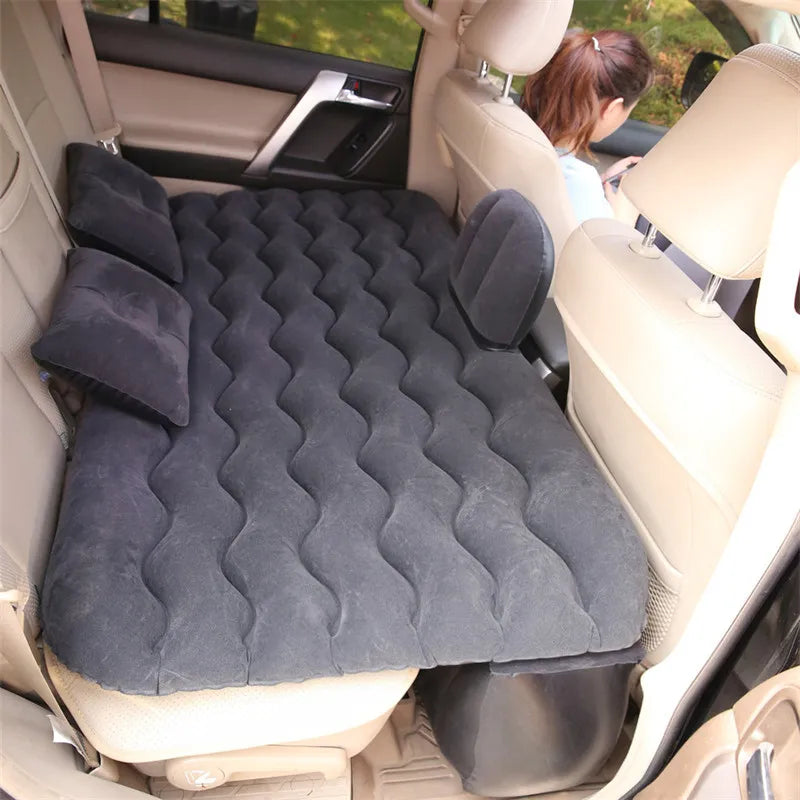 Inflatable Mattress Air Bed Sleep Rest Car SUV Travel Bed Universal Car Seat Bed Multi Functional for Outdoor Camping Beach