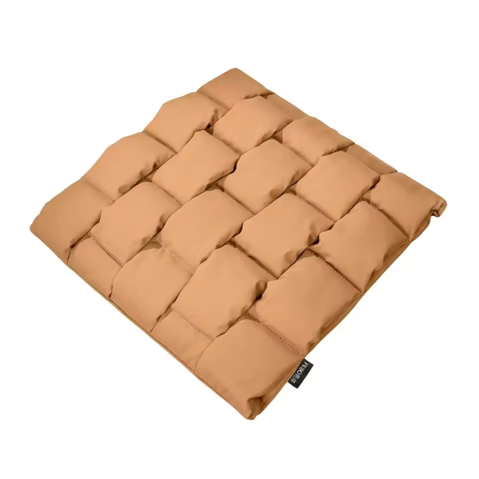 Nappa Leather Car Seat Cushion – Memory Foam Filled Breathable Waterproof Seat Pad - Delicate Leather  