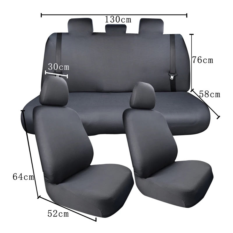 All-Season Universal PU Leather Car Seat Cover – Waterproof Full-Surround Elastic Seat Protector for Sedans, SUVs, and Trucks - Delicate Leather  