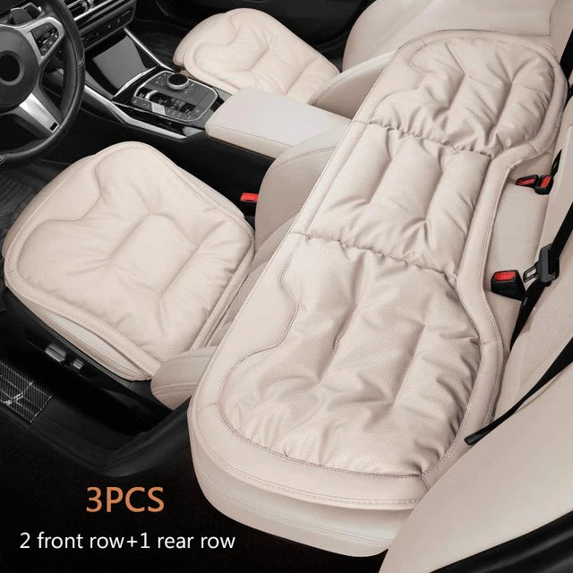 Car Seat Cushion for Driving - Breathable Non-Slip Bottom Comfort Car Seat Protector - Red