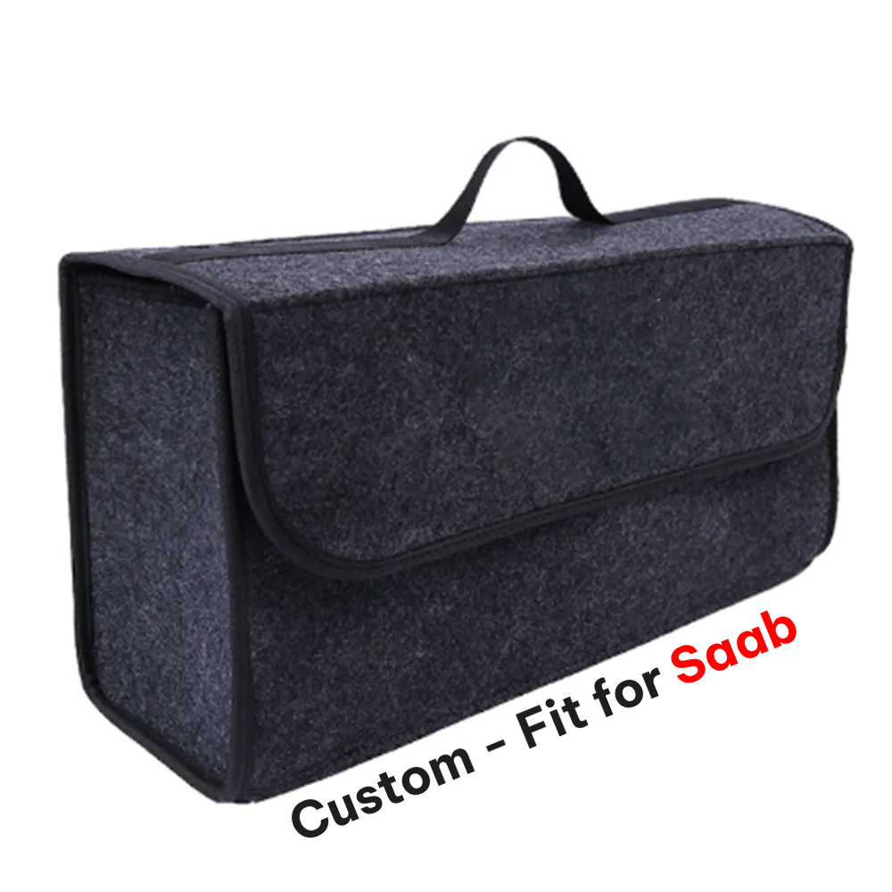 Soft Felt Car Bag Organizer, Custom-Fit For Car, Folding Car Storage Box Non Slip Fireproof Car Trunk Organizer DLSU236