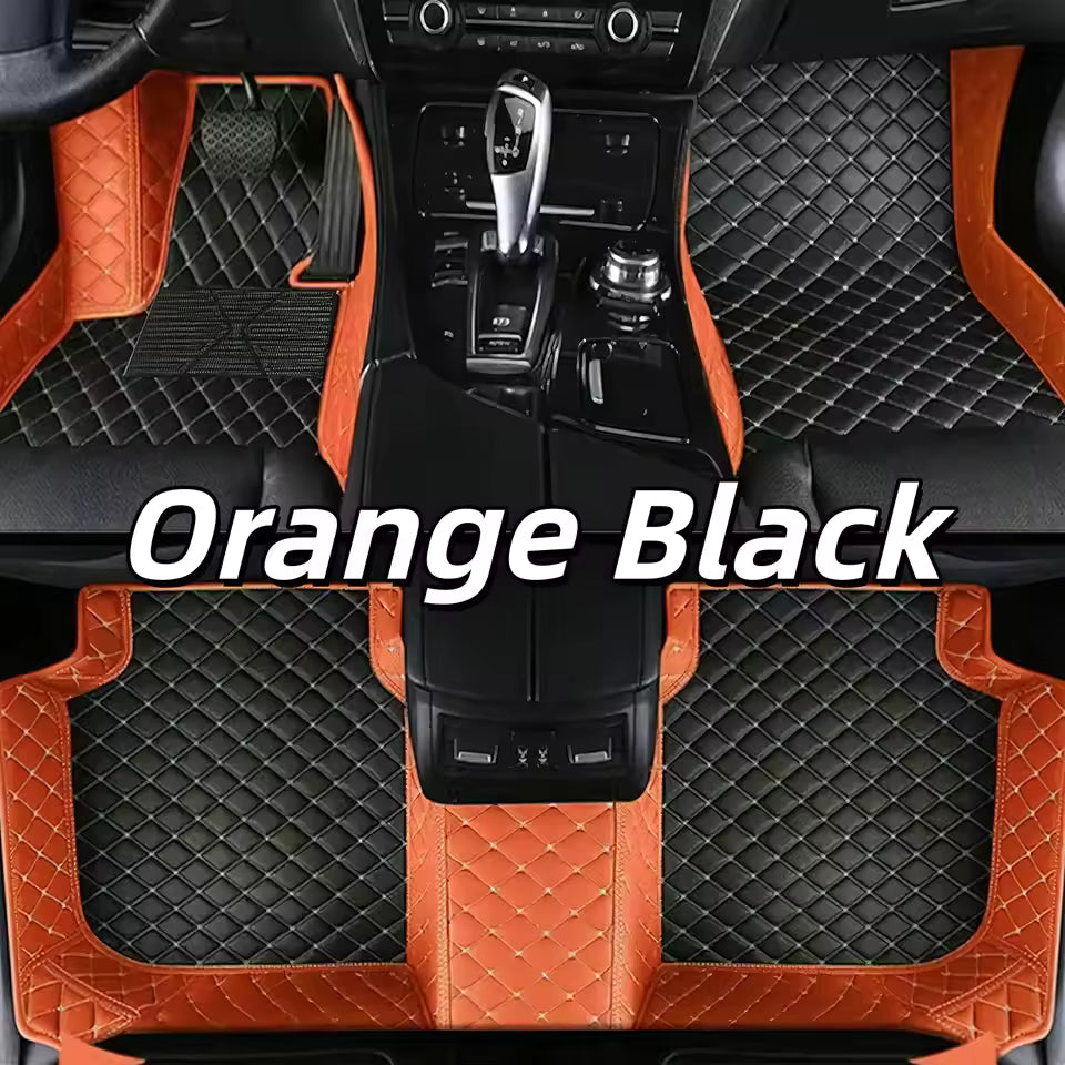 Car Floor Mats Leather Luxury Floor Liner All Weather Protection Carpet
