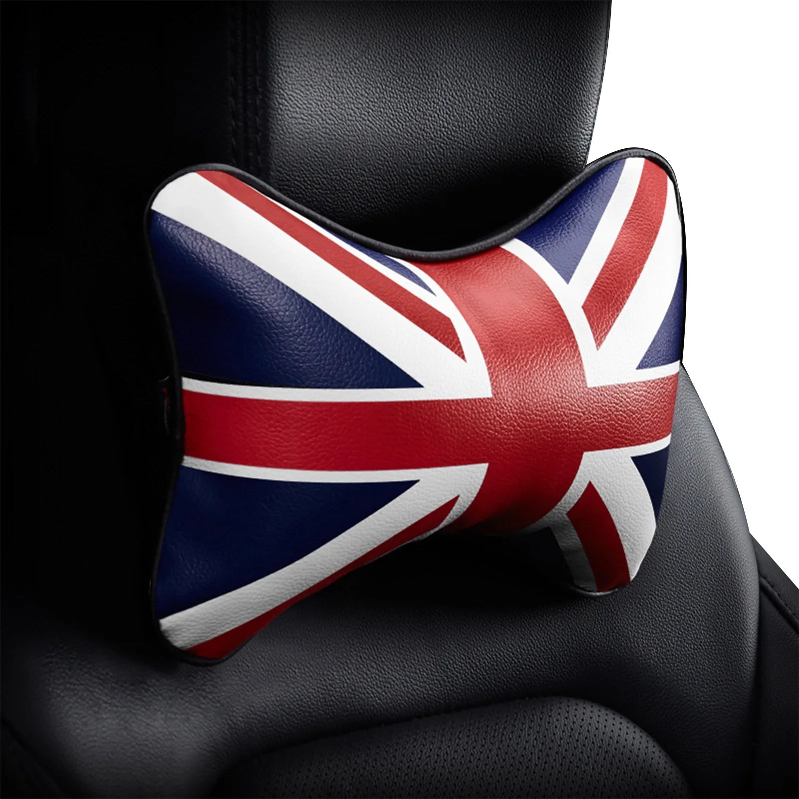 Car Neck Pillow UK Flag - Car Seats Headrest Cushion Cervical Pillows Neck Support for 2024 Queen's 70th Jubilee