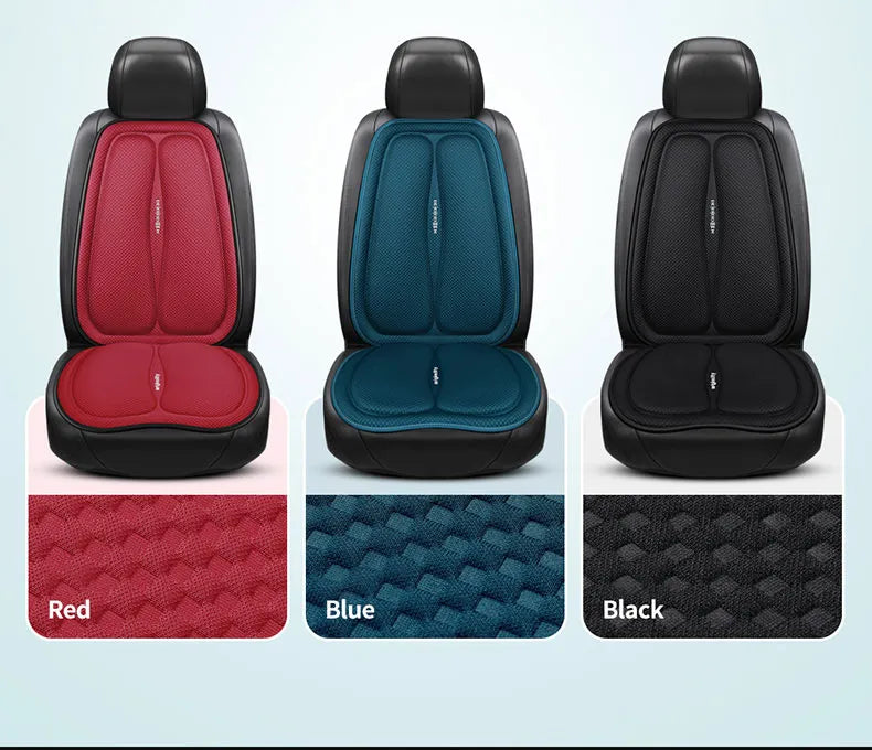 Full Set Universal Car Seat Covers - Breathable Cushion, Waterproof Ice Silk Mats for Front and Back Seats