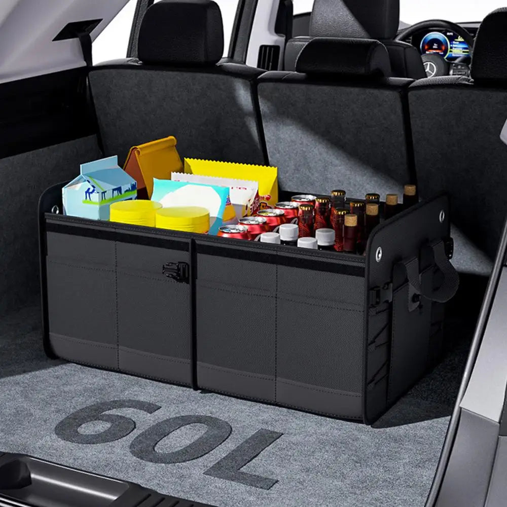 Trunk Storage Organizer For Car - Large Capacity Interior Storage Box